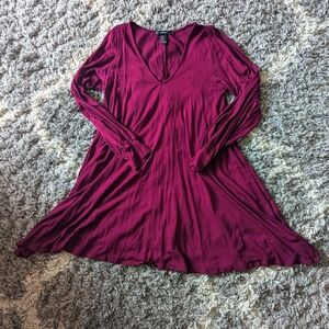 Forever 21 Burgundy Mini Dress Size M